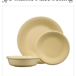 Fiestaware Ivory Dinner Set
